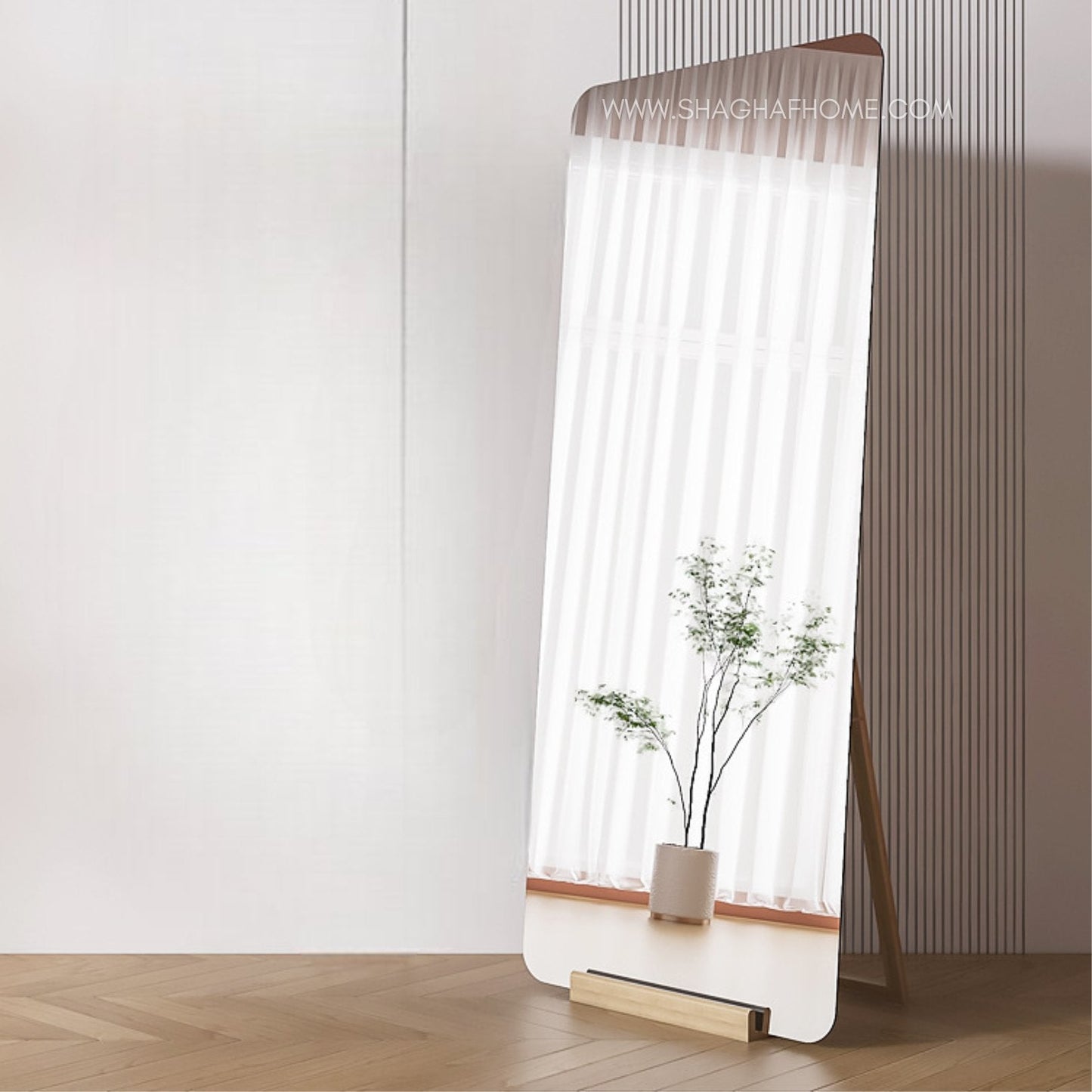 Frameless rectangle floor Mirror (A)