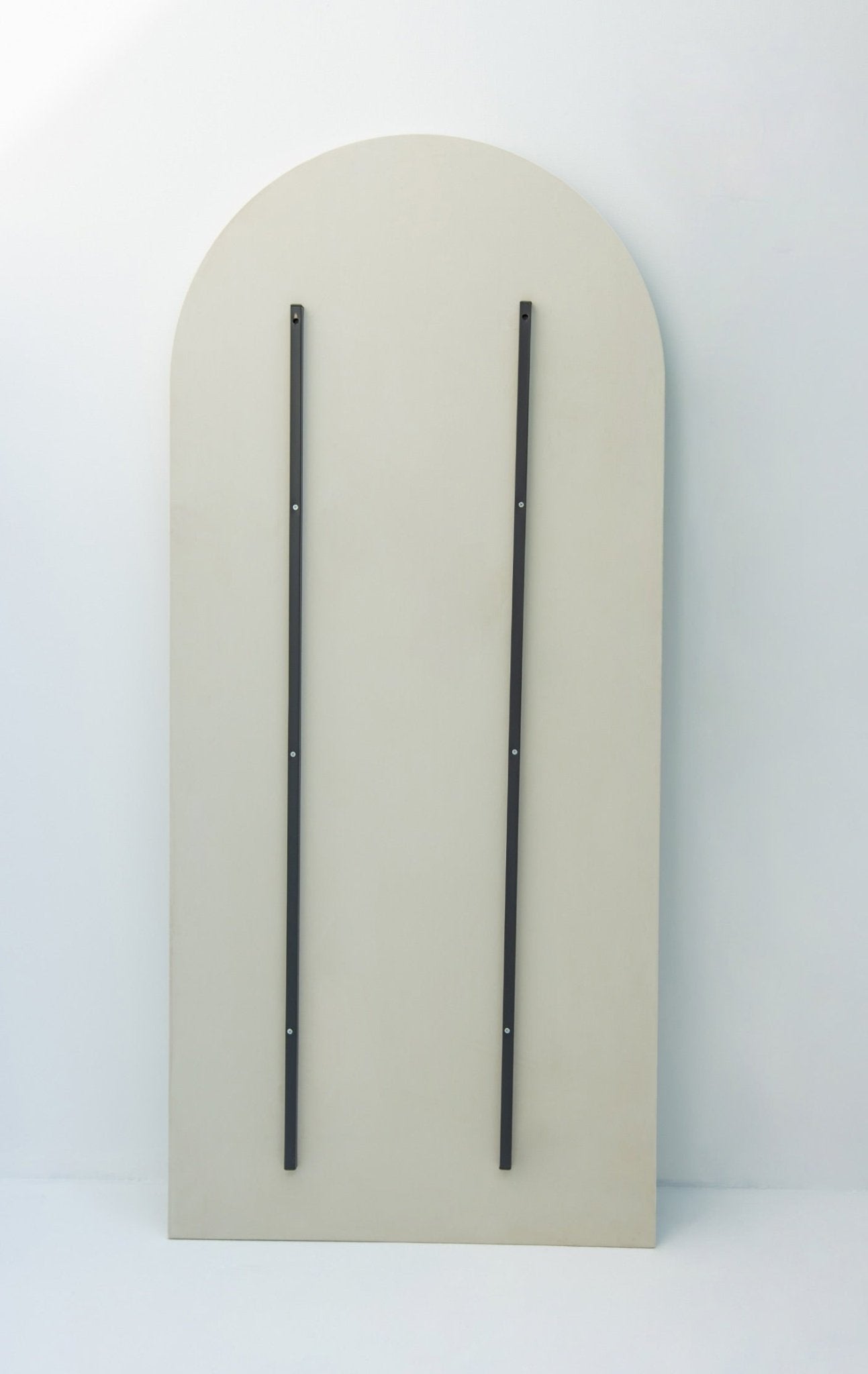 HALFY Fabric frame arch mirror