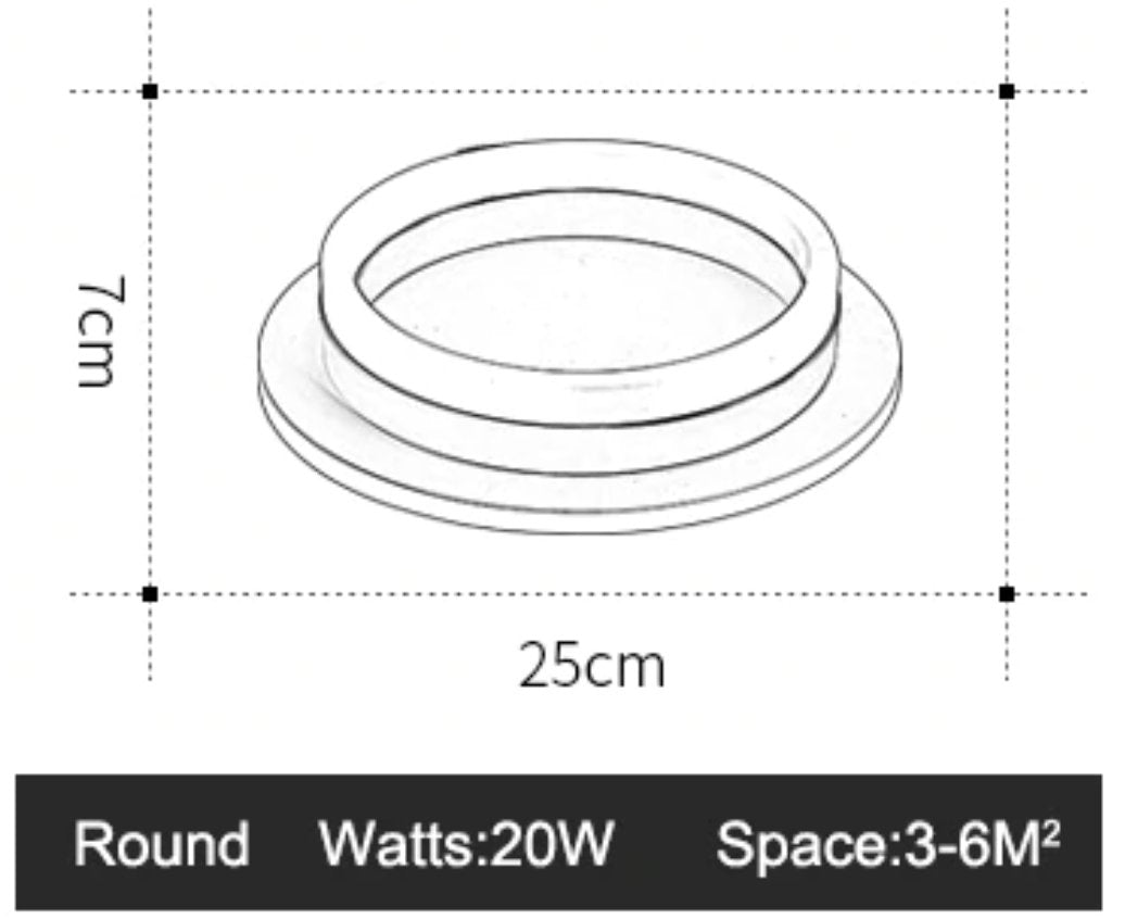 Hallway Round Circle Ceiling Lights