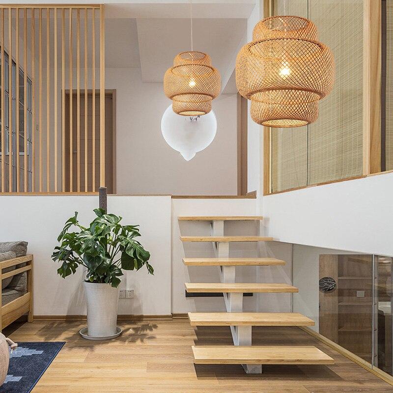 Handmade Bamboo Woven Pendant Light