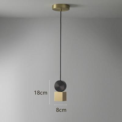 High-End Luxurious Black & Gold Pendant Lights