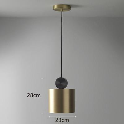 High-End Luxurious Black & Gold Pendant Lights