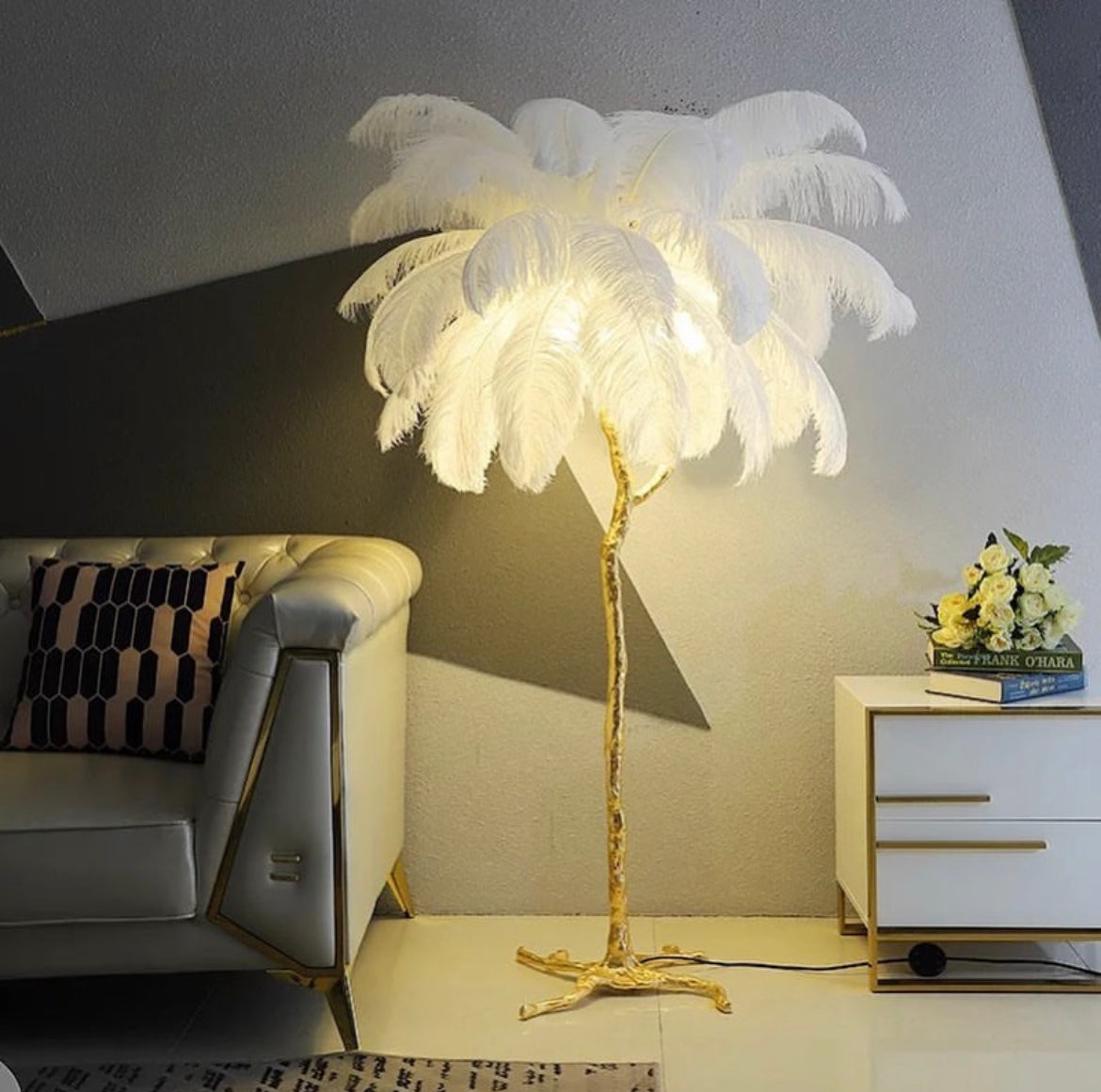 Feather Floor Lamp