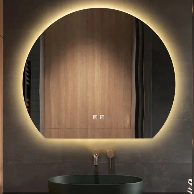 Half round wall Mirror LED