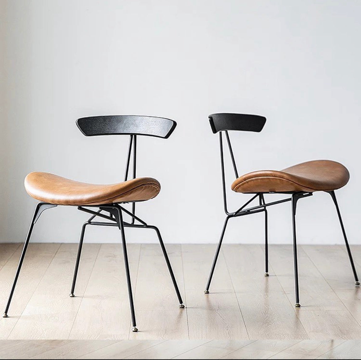 Elegant Leather and Wood Chair for Elegant and Special Interior