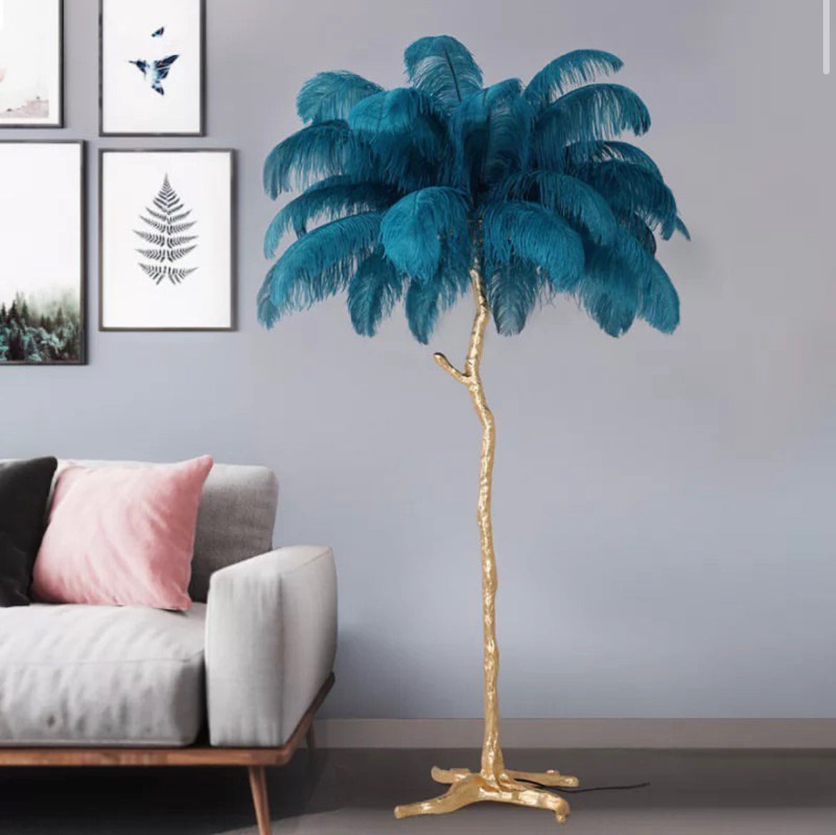 Feather Floor Lamp
