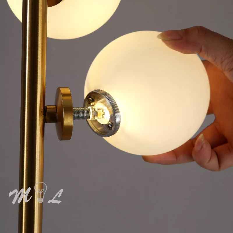 Floor Lamp with Marble Base 6X