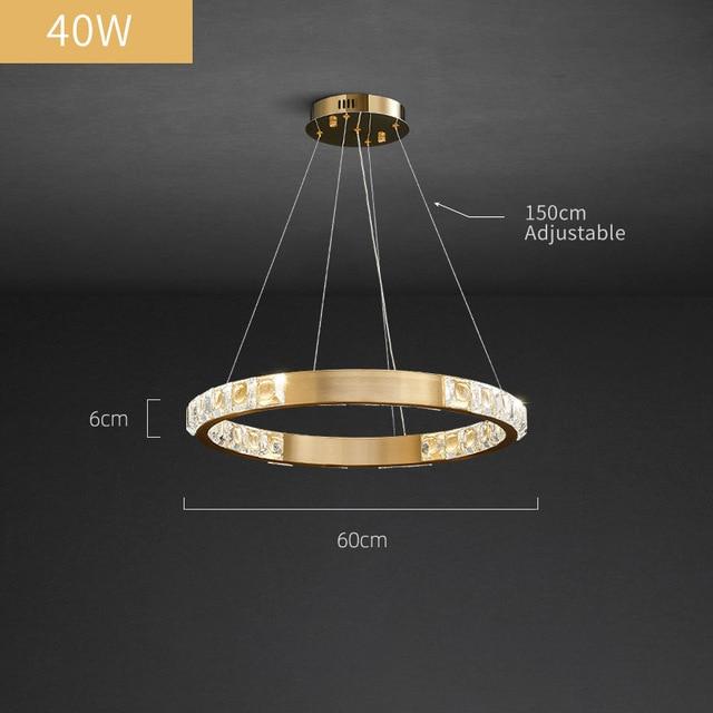 Inside Outside Luxury Gold & Black Multi-Ring Chandelier