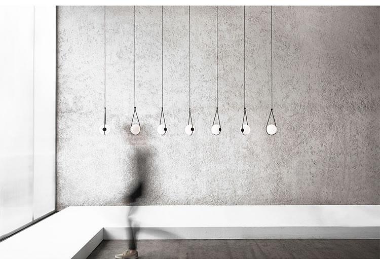 KEEPER Glass Ball Droop Hanging Lights