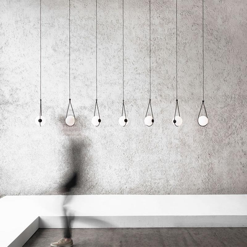KEEPER Glass Ball Droop Hanging Lights
