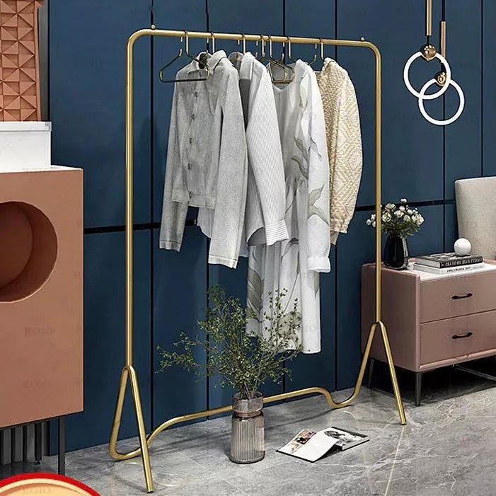 Luxury large metal clothes hanger RACK stand