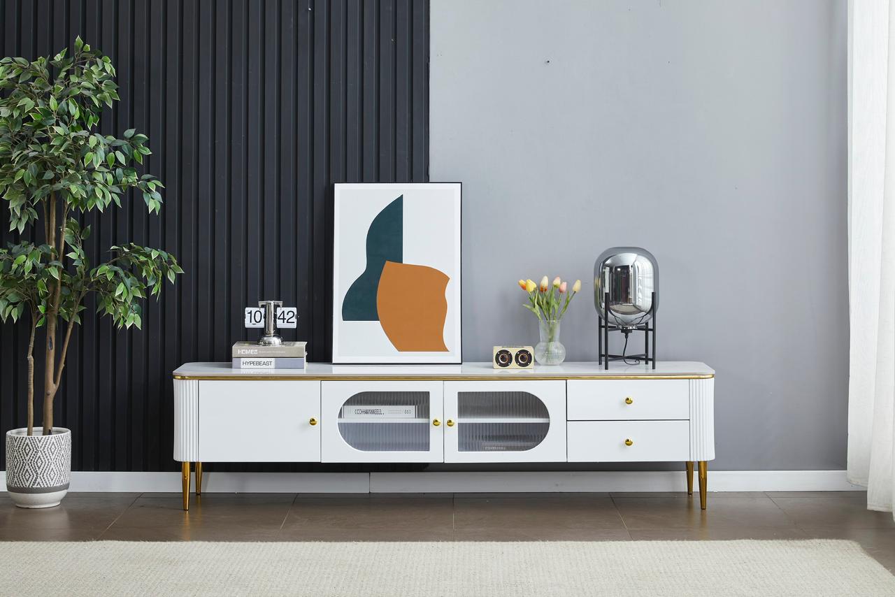 Marble TV table 11833
