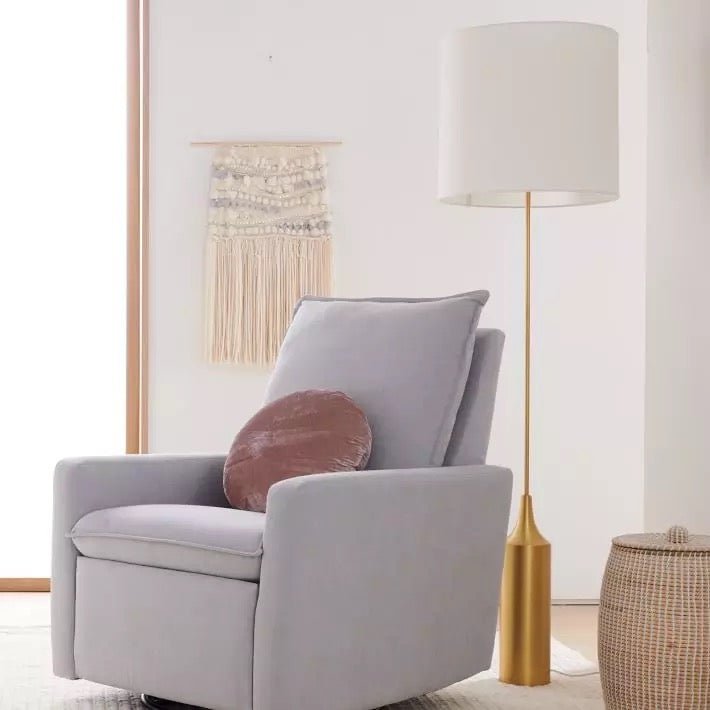 Matteo Brass gold floor lamp