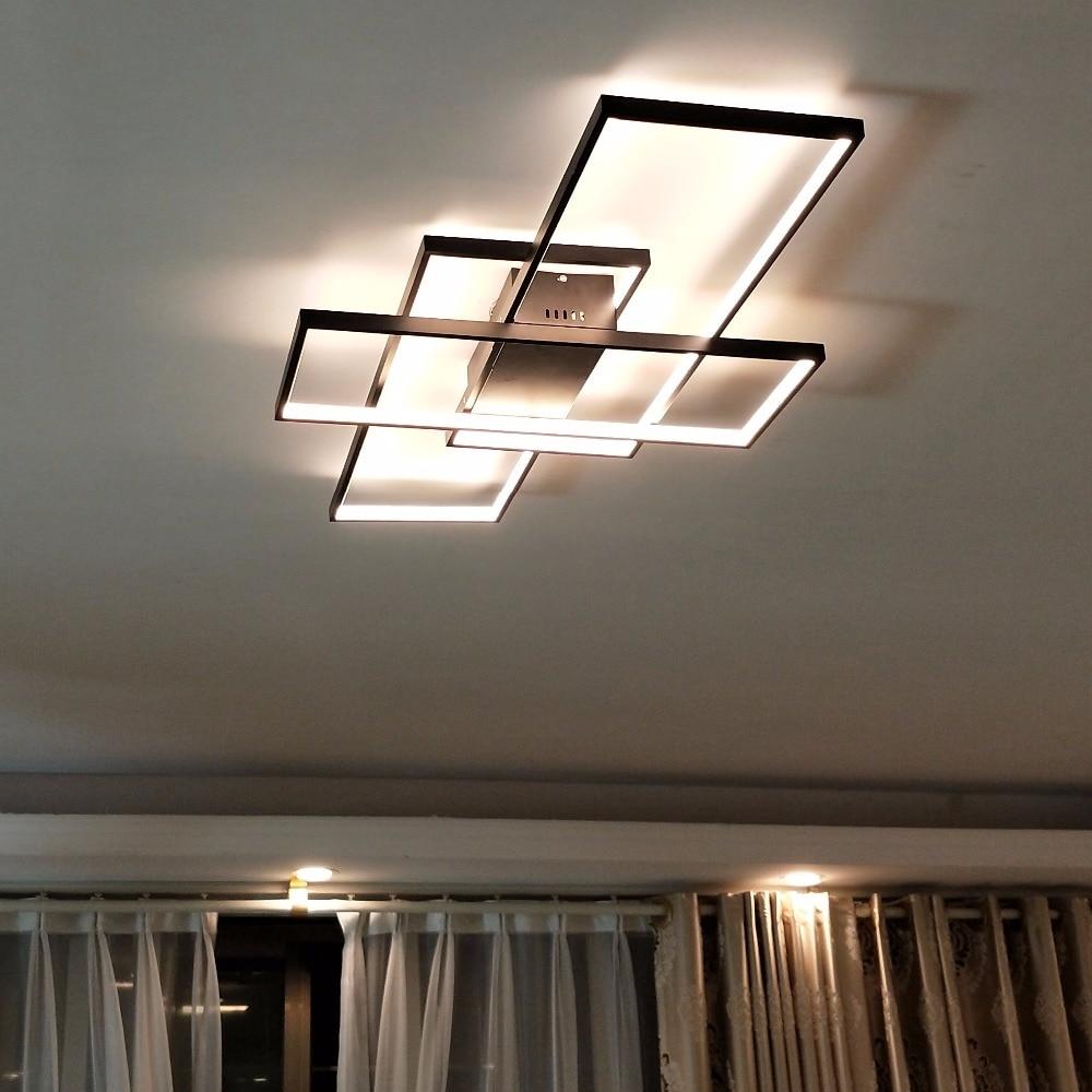 Modern Multi-Square 33 1/2" to 55" Wide Aluminum Ceiling Lights