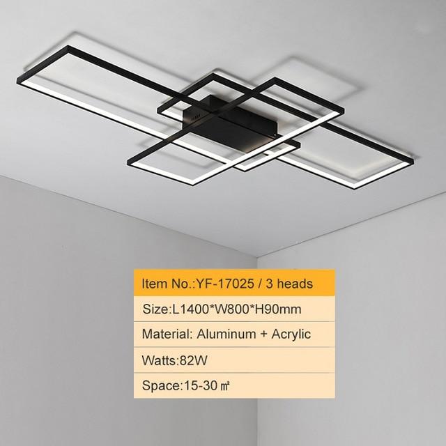Modern Multi-Square 33 1/2" to 55" Wide Aluminum Ceiling Lights
