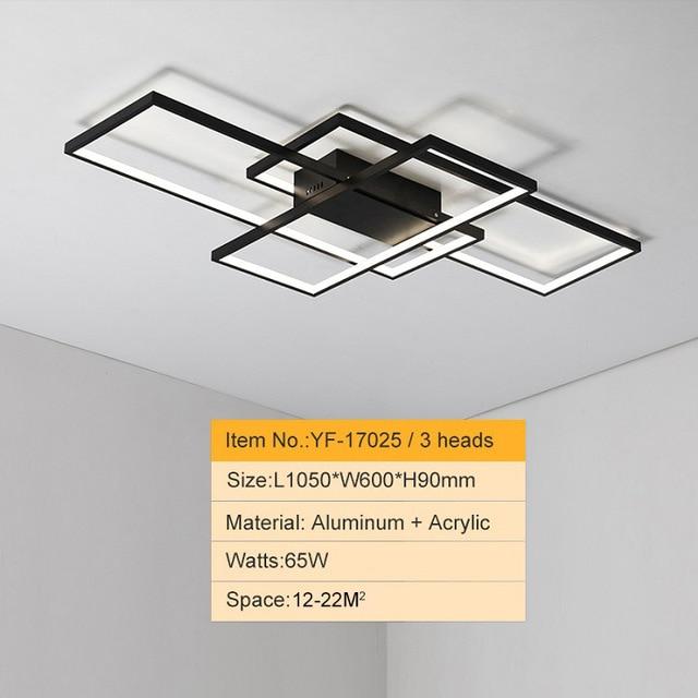 Modern Multi-Square 33 1/2" to 55" Wide Aluminum Ceiling Lights