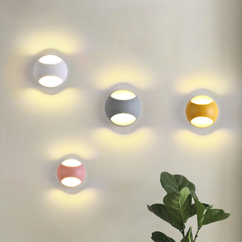 Multi-Color LED 5W Wall Sconce Lamps