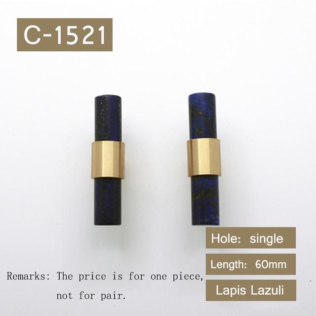 Natural Stone Brass Door Handles