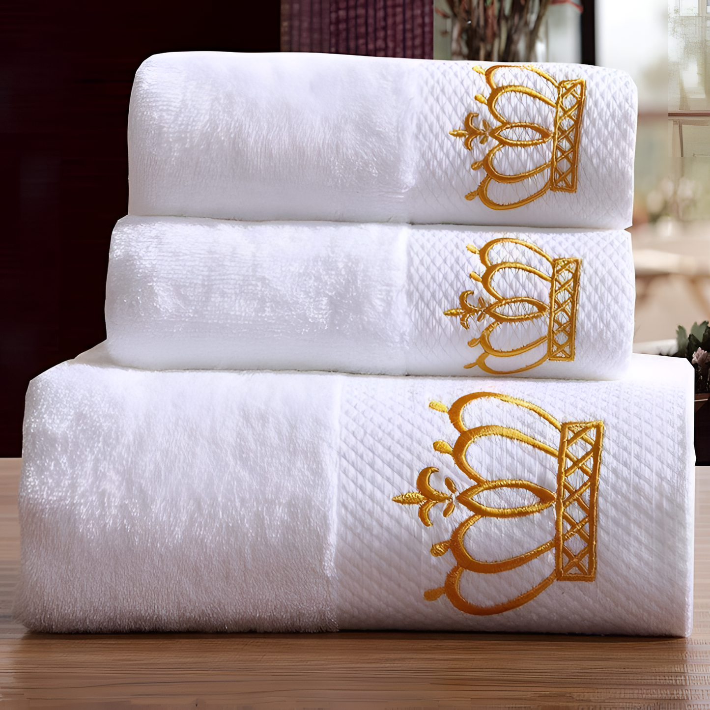 Royal Luxury Crown Towel Set | Bath Linens | NordicAbode.com