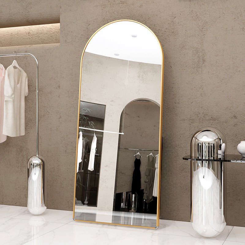 Oversize arch Mirror gold frame (2 sizes)