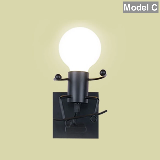 Cartoon Doll Wall Lamp
