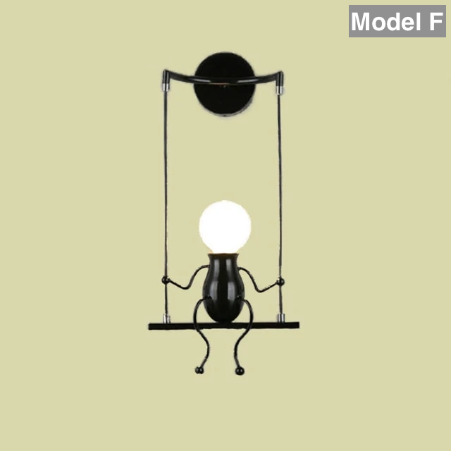 Cartoon Doll Wall Lamp