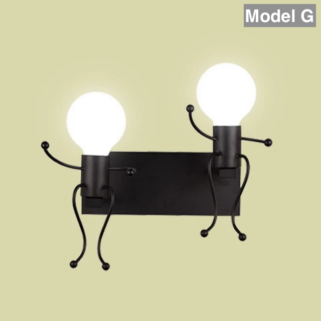 Cartoon Doll Wall Lamp