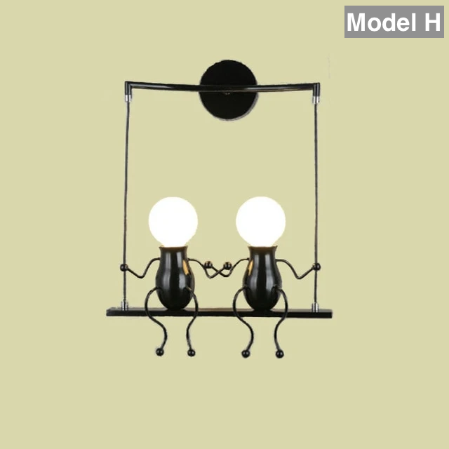 Cartoon Doll Wall Lamp