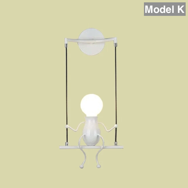 Cartoon Doll Wall Lamp