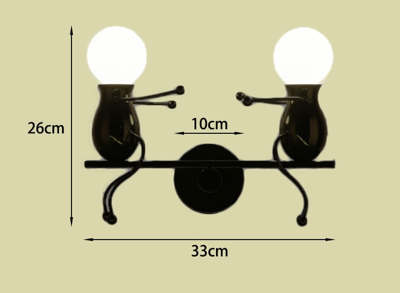 Cartoon Doll Wall Lamp