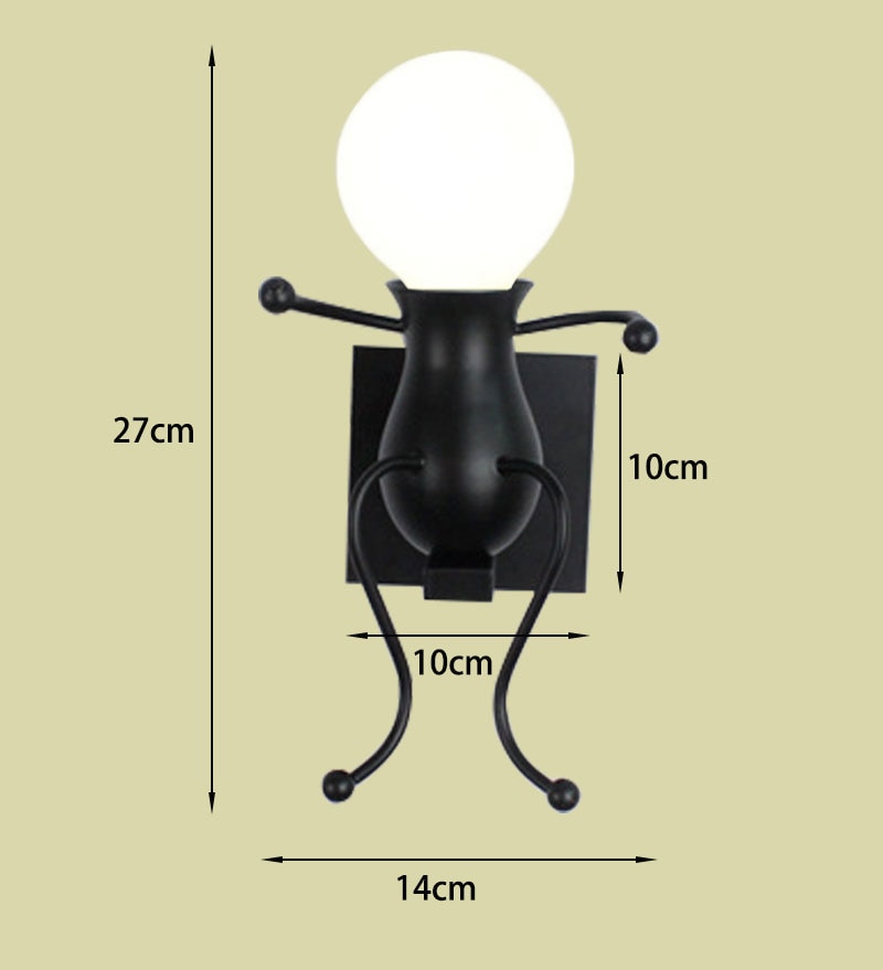 Cartoon Doll Wall Lamp