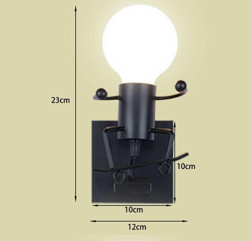 Cartoon Doll Wall Lamp