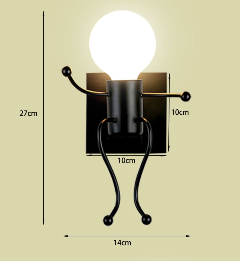 Cartoon Doll Wall Lamp