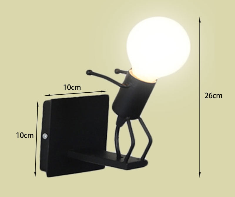 Cartoon Doll Wall Lamp