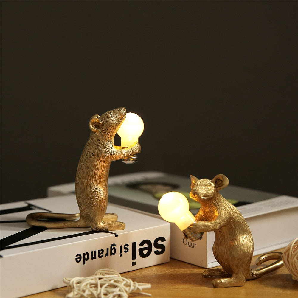 Mouse Resin Night Light