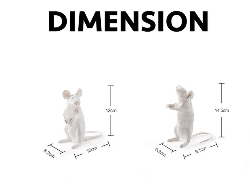 Mouse Resin Night Light