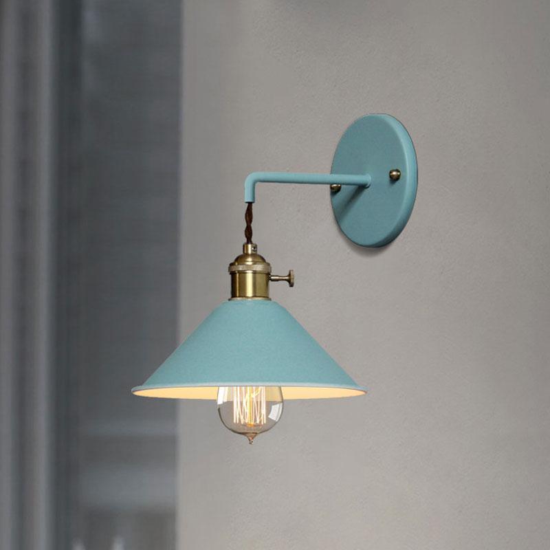 Colorful Nordic Retro Vintage Wall Light