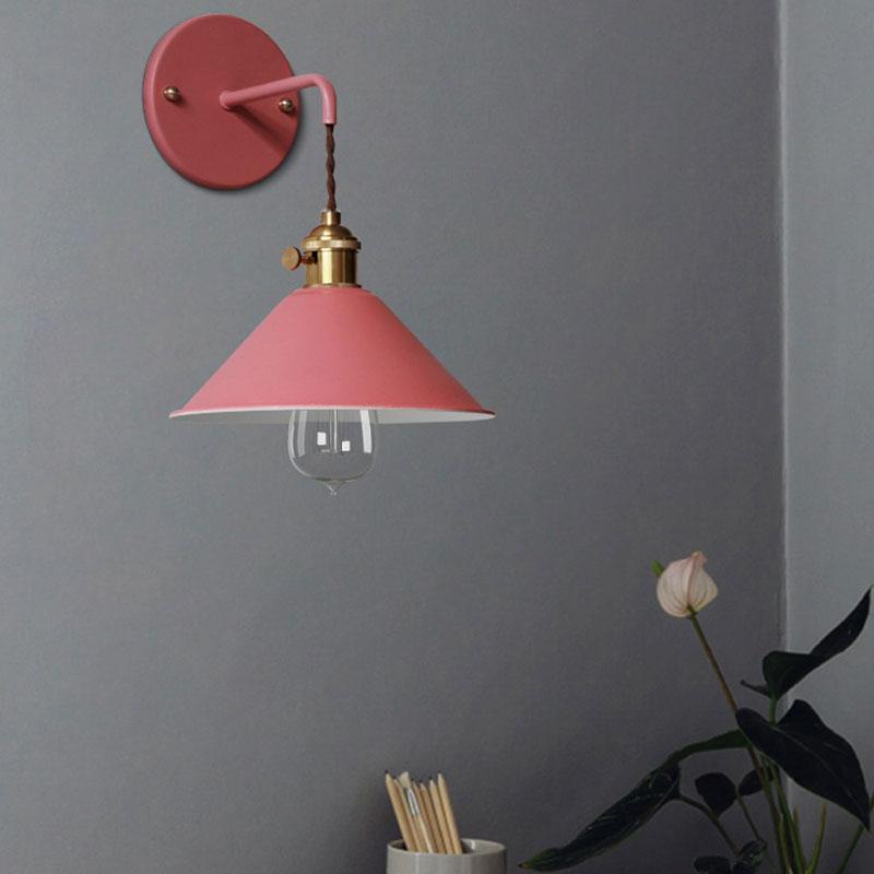 Colorful Nordic Retro Vintage Wall Light