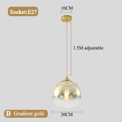 Sillsu - Bubble Ball Glass Pendant Lights