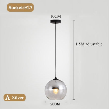 Sillsu - Bubble Ball Glass Pendant Lights