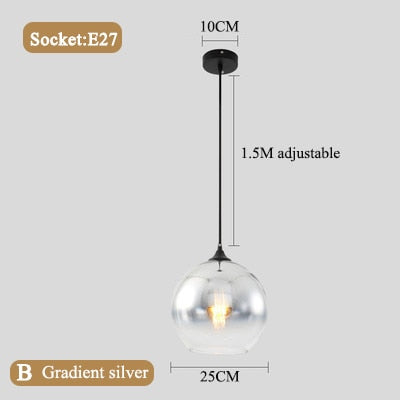Sillsu - Bubble Ball Glass Pendant Lights