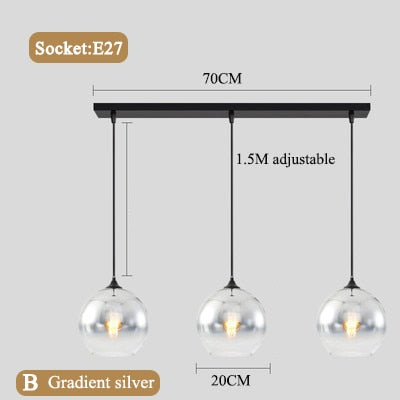 Sillsu - Bubble Ball Glass Pendant Lights