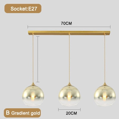 Sillsu - Bubble Ball Glass Pendant Lights