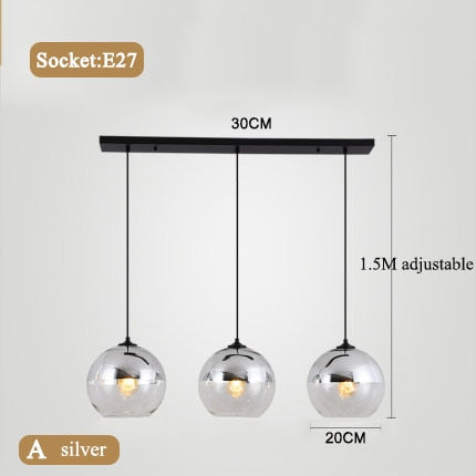 Sillsu - Bubble Ball Glass Pendant Lights