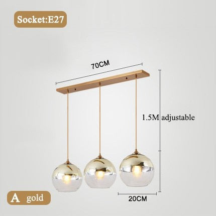 Sillsu - Bubble Ball Glass Pendant Lights