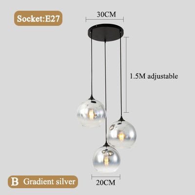 Sillsu - Bubble Ball Glass Pendant Lights