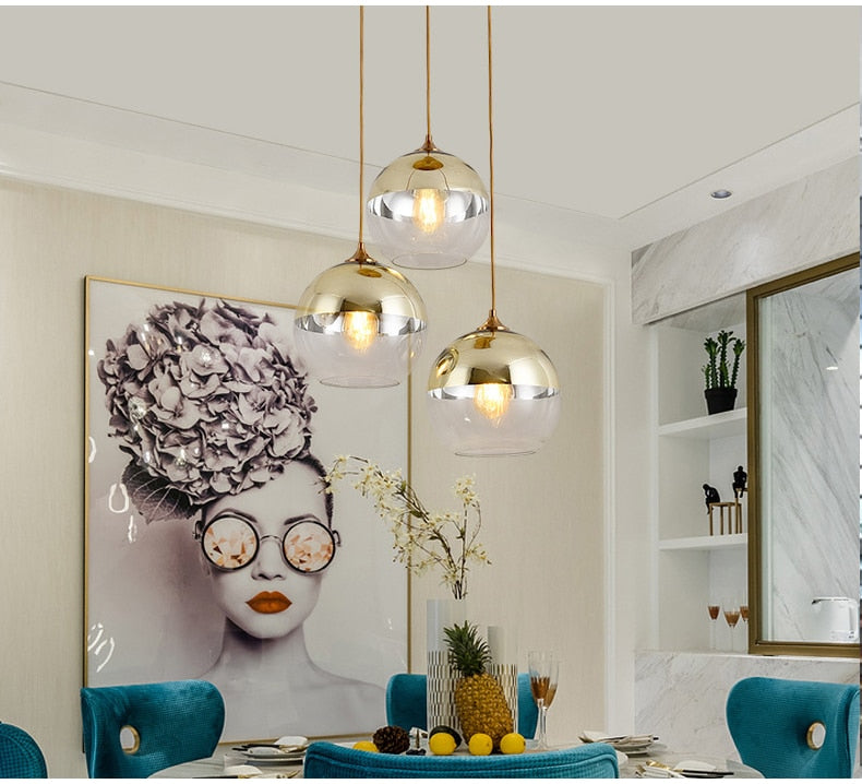 Sillsu - Bubble Ball Glass Pendant Lights