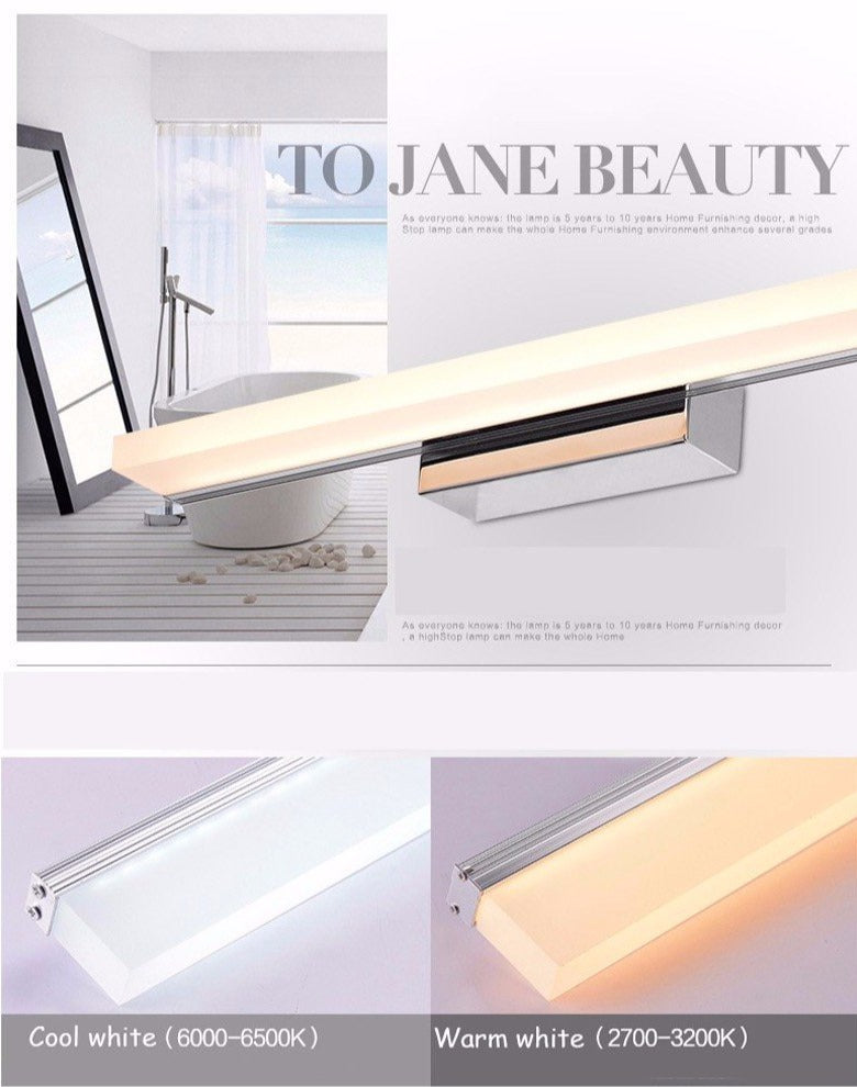 LED Mirror Cosmetic Light Acrylic Wall lamp
