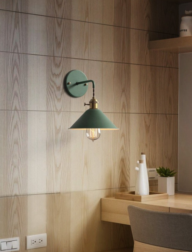 Colorful Nordic Retro Vintage Wall Light