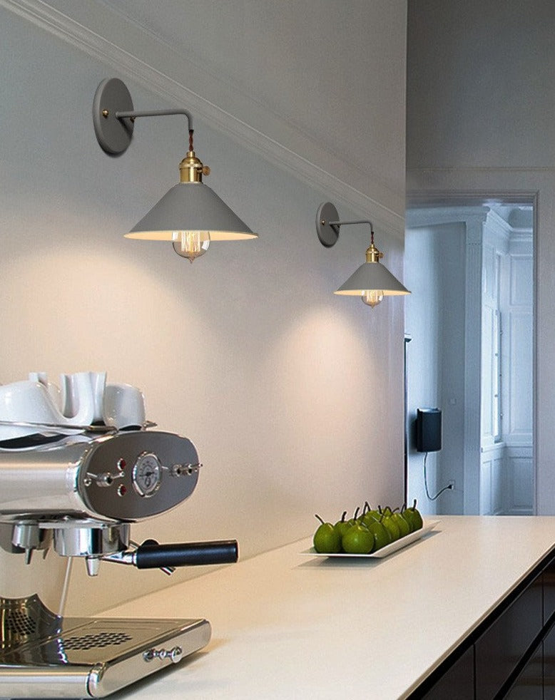 Colorful Nordic Retro Vintage Wall Light